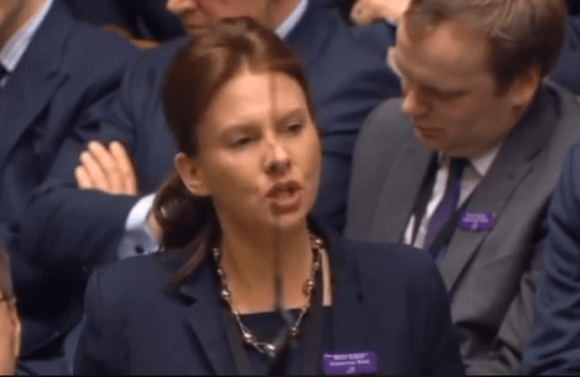 Trudy Harrison MP in PMQs