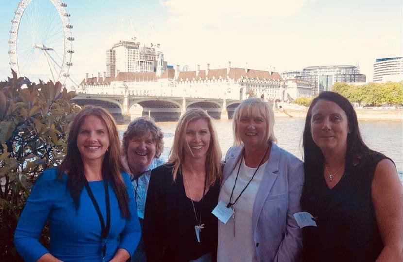 Trudy Harrison MP, Judy Davidson, Leanne Wilson, Julie Rayson, Jane Ellison