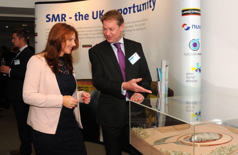 Trudy Harrison visits the Rolls Royce SMR showcase