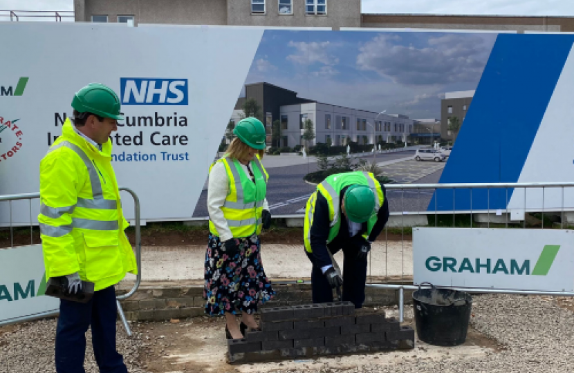 West Cumberland Hospital redevelopment ceremony