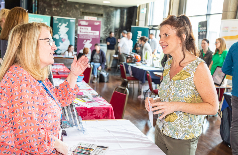 Trudy Harrison and Karen Jones, from Skills 4 U