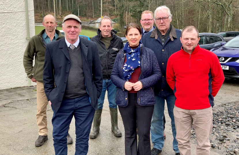 Trudy Harrison with farming community