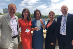 Trudy Harrison MP with John Stevenson MP, Tim Farron MP and CHoC at NHS Parliamentary awards  