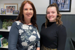 MP Trudy Harrison with Dream placement student Cara Mattocks