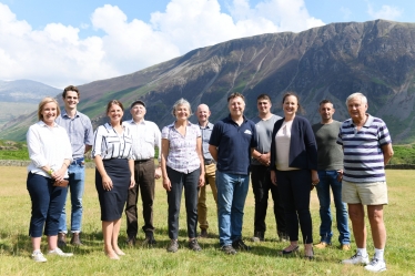 Trudy and Farming Minister meet with Copeland's farming community