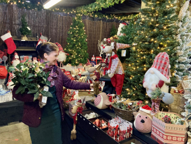 Trudy Harrison at Boonwood Garden Centre